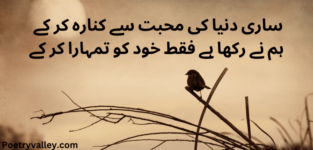 Sad Heart Touching Poetry in Urdu