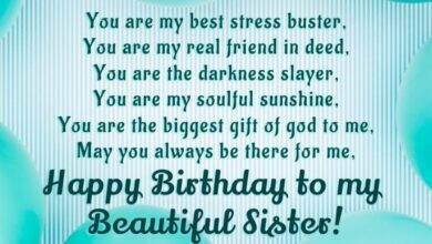 Birthday Poems for Sister