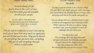 Pastor Wife Appreciation Poems