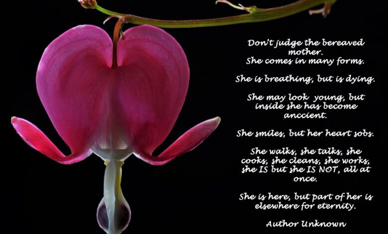 Bereaved Mothers Day Poems