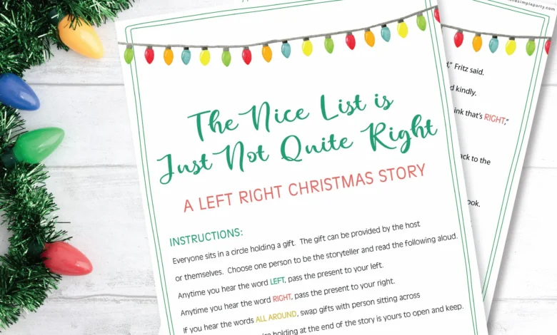 Left Right Gift Exchange Poems