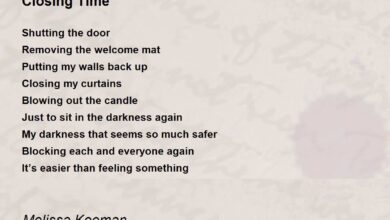 Poems and Closing Time Lyrics