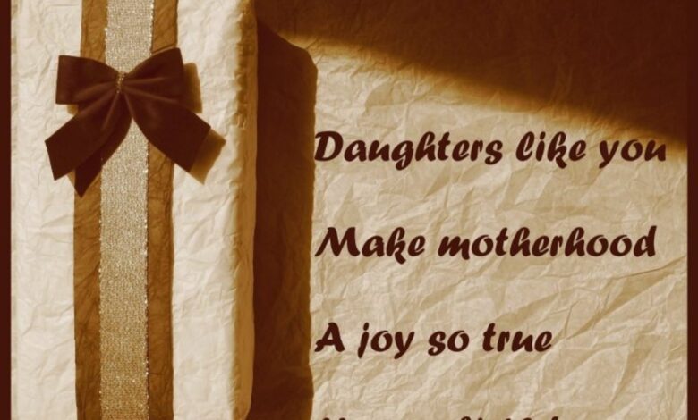 Birthday Poems for Daughters