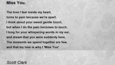 I Miss You Poems for Him