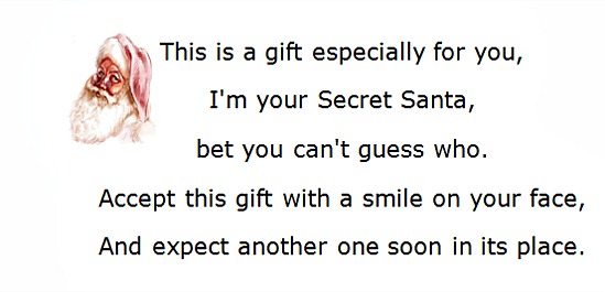 Secret Santa Poems and Riddles