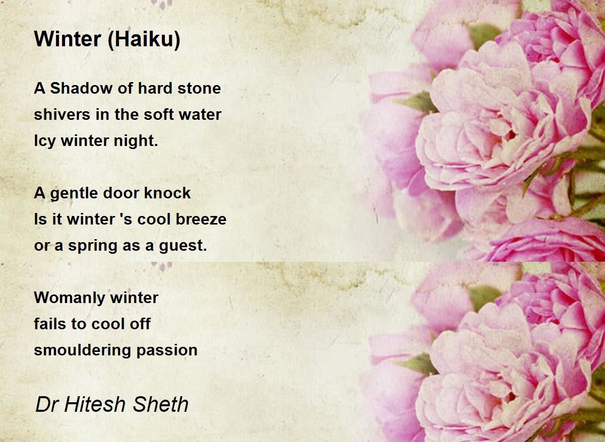 Winter Haiku Poems 5-7-5 - Poetry Valley