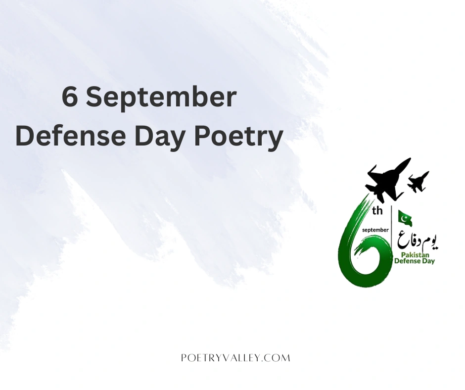 Best Defense Day 6 September Poetry in Urdu 2026 - Poetry Valley