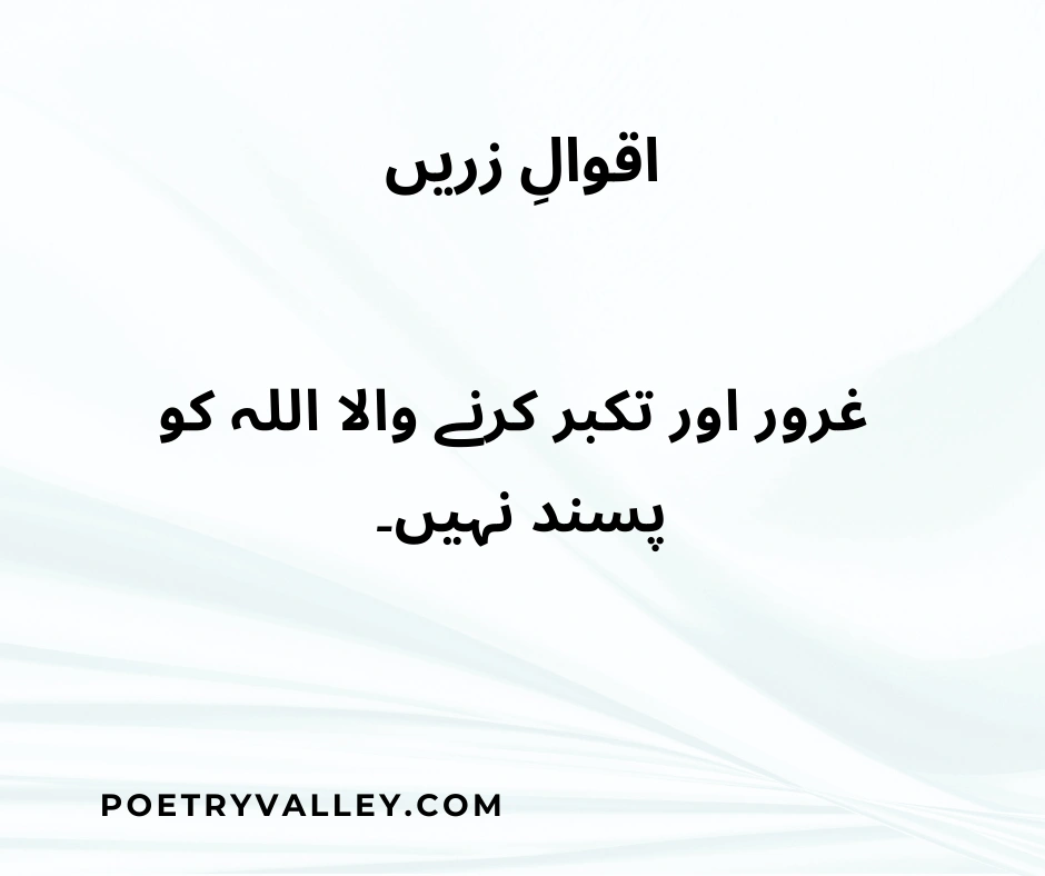 Aqwal E Zareen Status