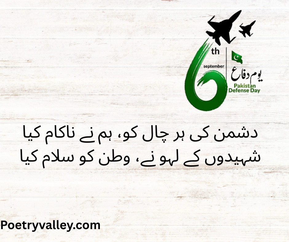 Youm-e-Difa Shayari