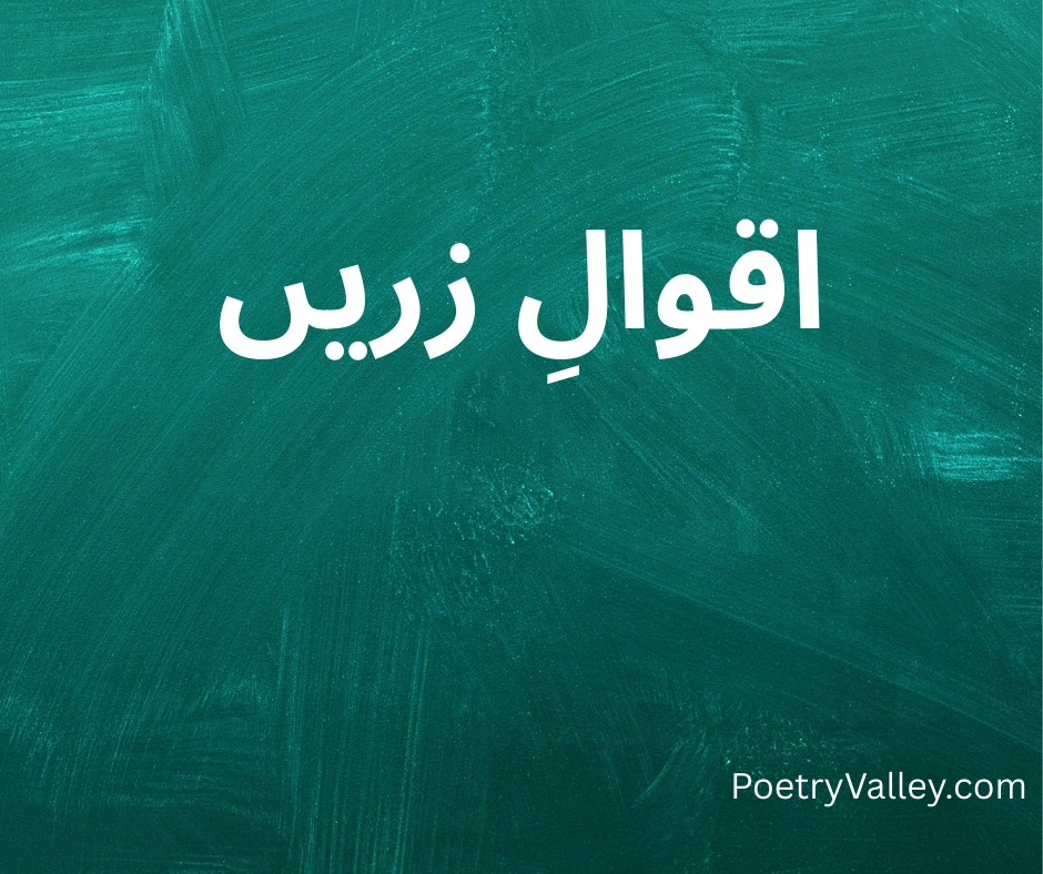 500+ Aqwal e Zareen in Urdu with Images | Golden Words of Wisdom