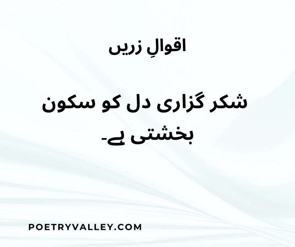 Urdu Aqwal E Zareen