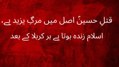 Imam Hussain علیہِ السلام Poetry in Urdu