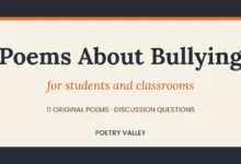 Poems about bullying for students and classrooms