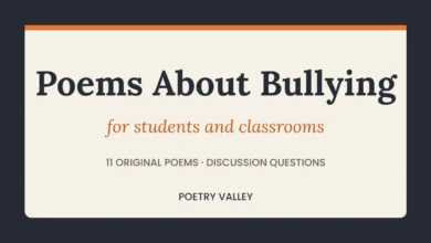 Poems about bullying for students and classrooms