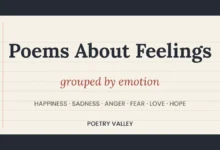 Poems about feelings and emotions, Poetry Valley